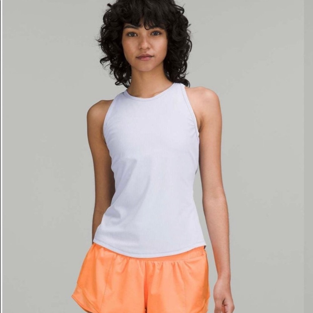 Nwt Lululemon base pace ribbed tank top - Size 6 pastel blue color